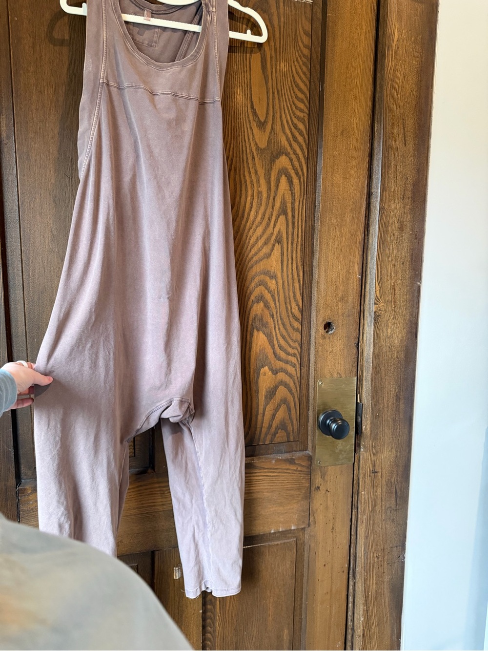 FP Movement by Free People Sleeveless Relaxed Jumpsuit in Dusty Mauve